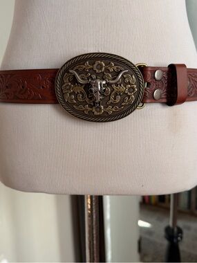 Faux Leather Belt